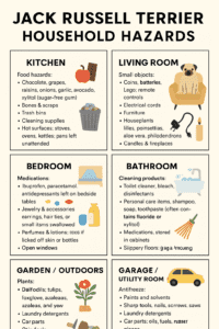 Hazards for Jack Russells around the home